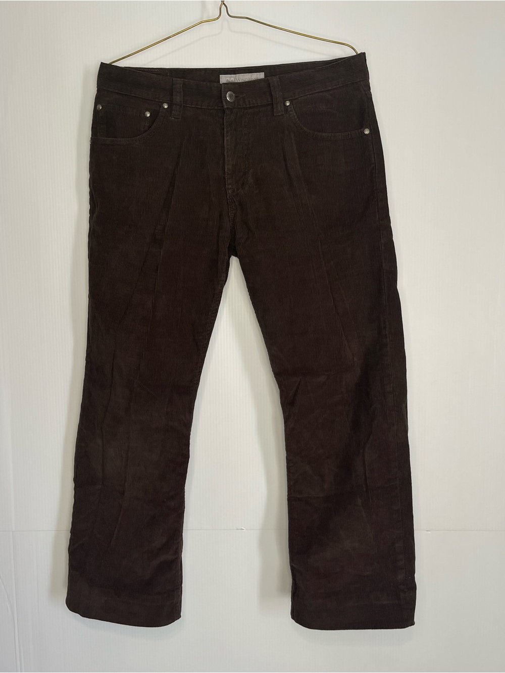 Dark Brown Corduroy Men’s Pants